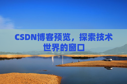 CSDN博客预览，探索技术世界的窗口